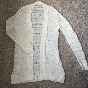 Calvin Klein Open Front Sweater Medium